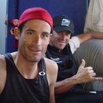 George Hincapie and Lance Armstrong